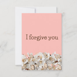 i forgive you flower butterfly inbjudningar