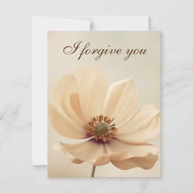 i forgive you flower inbjudningar (Framsida)