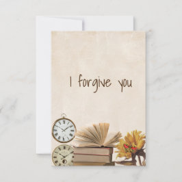 i forgive you flower vintage inbjudningar