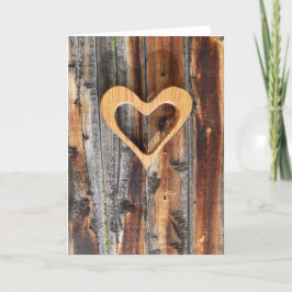 I form av ett hjärthälsningskort tack kort