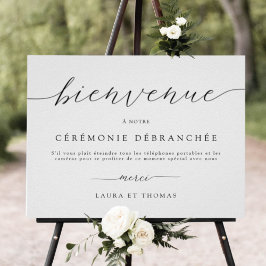 I Fransk, välkommen till ett Ceremonisk signatur s Poster