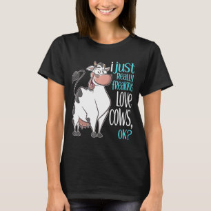 I Freaking Kärlek Cows Funny Cow Gif-Vuxnor T Shirt