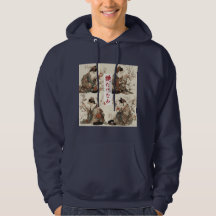 "I full blom" Japansk katt i kimono