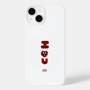 I Fuzzy U Apple iPhone 14 Fodral