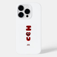 I Fuzzy U Apple iPhone 14 Pro Fodral