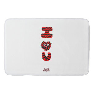 I Fuzzy U Large Bath Mat Badrumsmatta