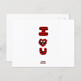 I Fuzzy U-vykort Vykort