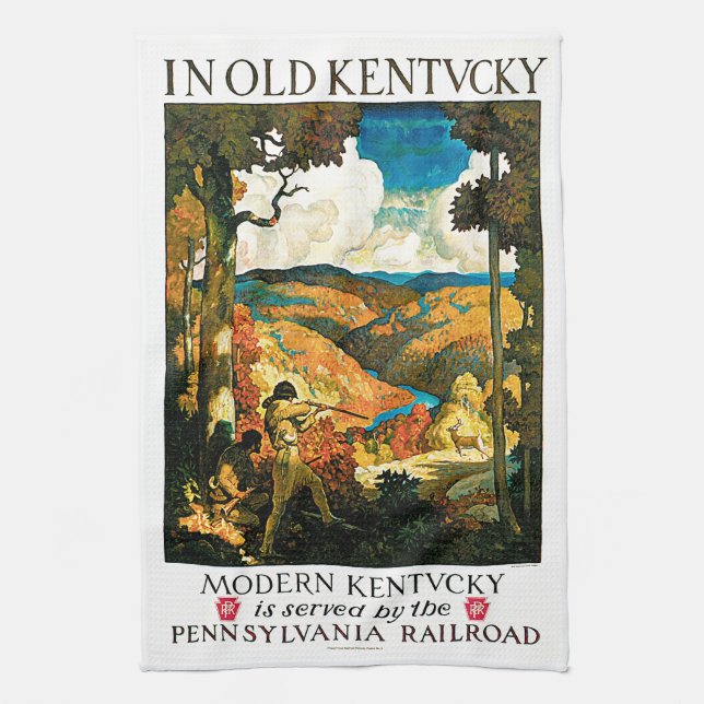 I gamla Kentucky Kökshandduk (Vertikal)
