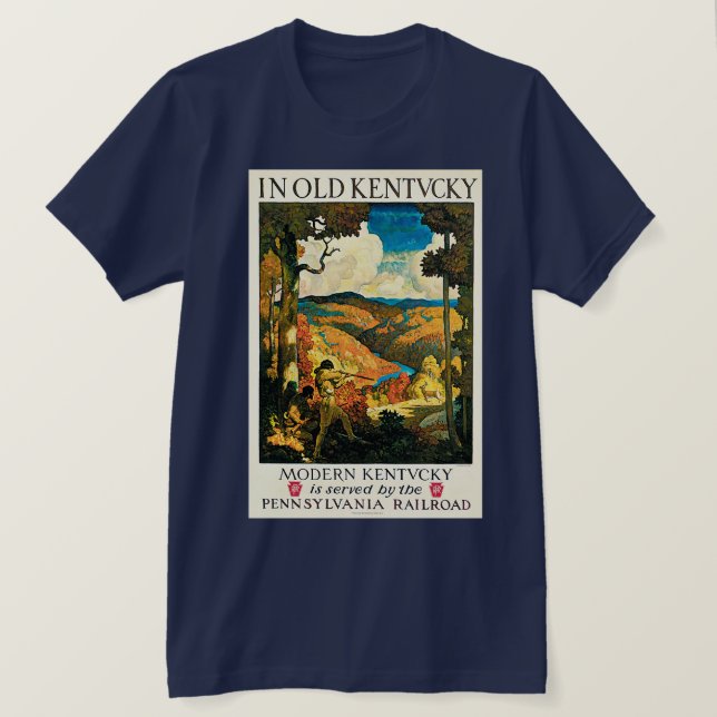 I gamla Kentucky Tee Shirt (Design framsida)