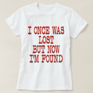I GÅNG VAR BORTTAPPAD T SHIRT