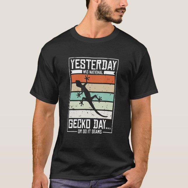 I går var det nationaldag i Gecko T Shirt (Framsida)