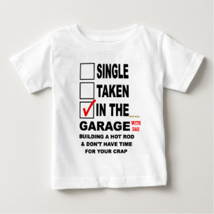 I GARAGE (MED PAPPAN) SOM BYGGER EN HOT ROD T SHIRT