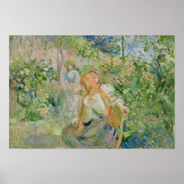 I Garden at Roche-Plate, 1894 Poster (Framsidan)