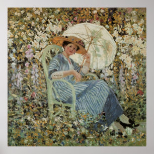 I Garden av Frederick Frieseke Poster