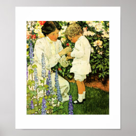 "I Garden" av Jessie Willcox Smith Poster