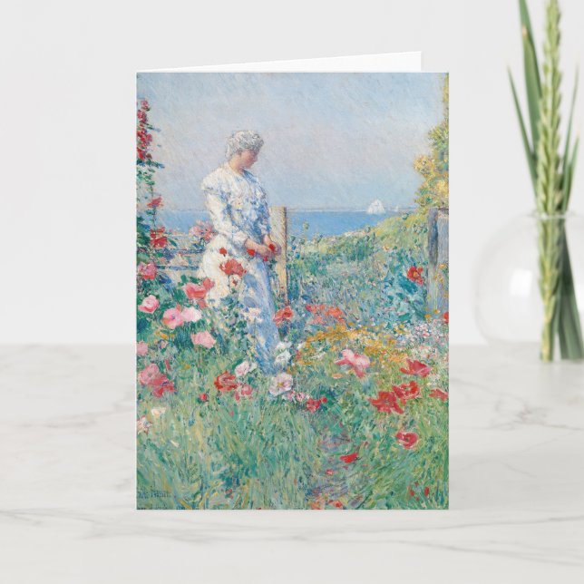 I Garden | Childe Hassam Kort (Framsida)