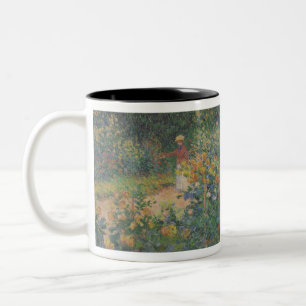 I Garden - Claude Monet - c1895 Två-Tonad Mugg