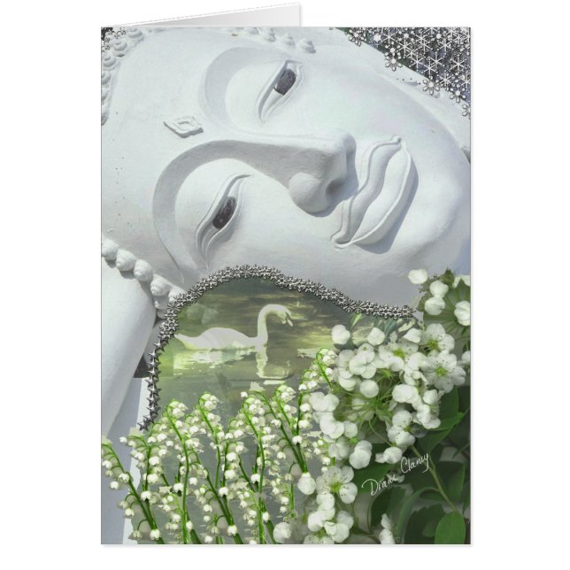 I Garden - Quan Yin & Flowers OBS Kort (Framsidan)