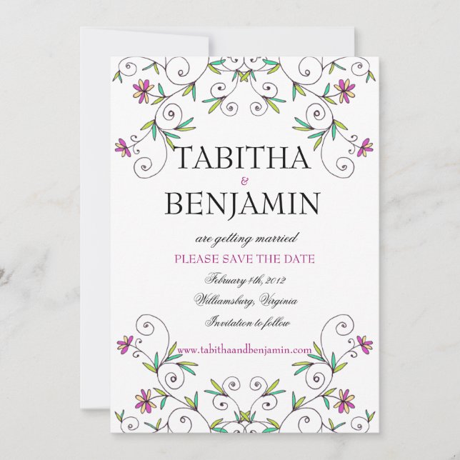 I Garden - Spara datum Spara Datumet (Framsida)