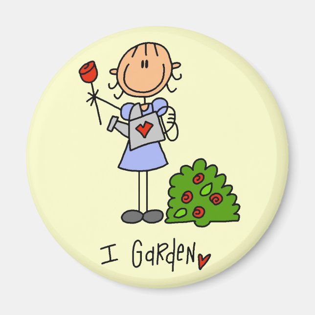 I Garden Tshirts och Gifts Magnet (Framsidan)