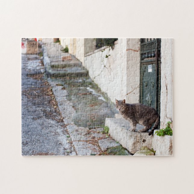 I gatorna av Athens - pussel (Horisontell)