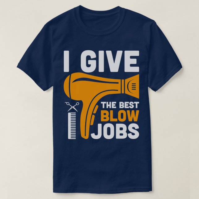 I Ge är de bästa jobben Barber Rolig tröja (Design framsida)