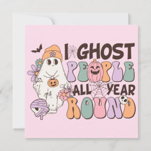 I Ghost People Halloween Inbjudningar