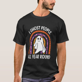 I Ghost People hela året, rund, nolla Ghost T Shirt