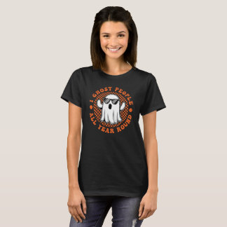 I Ghost People hela året, rungande Retro Groovy T Shirt