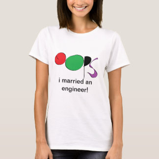 i gift med ingenjör tee shirt
