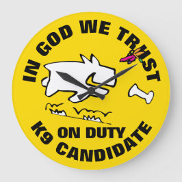 I GOD FÖRTROENDE. STOR KLOCKA