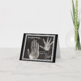 I Gods Händer inspirational LDS Notecard Kort
