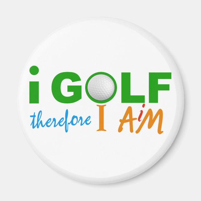 I GOLF-magnet Magnet (Framsidan)