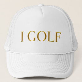 I Golf Trucker Hat Keps