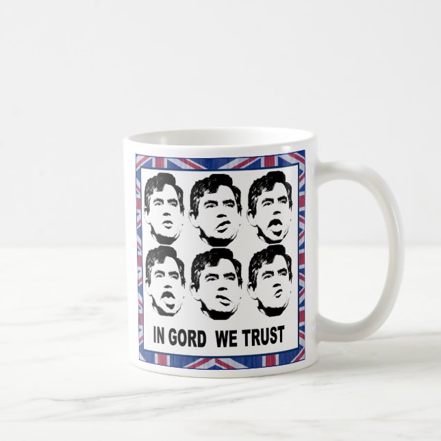 I Gord litar på vi muggen Kaffemugg (Höger)