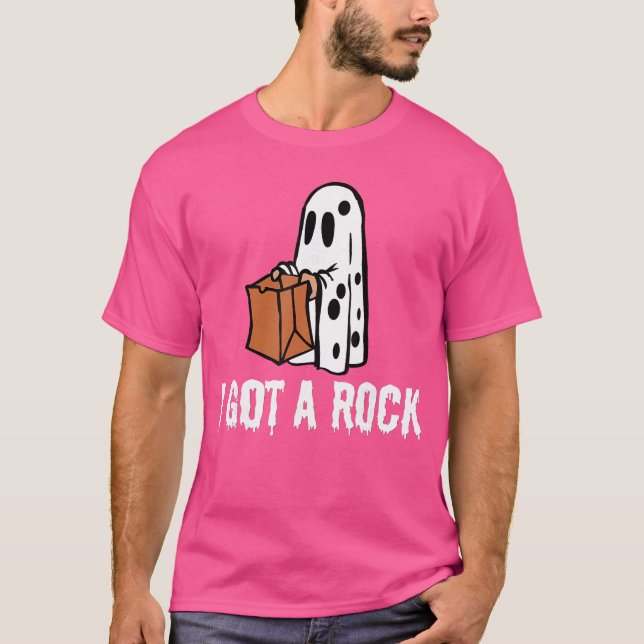 I Got A Rock Halloween funny T Shirt (Framsida)