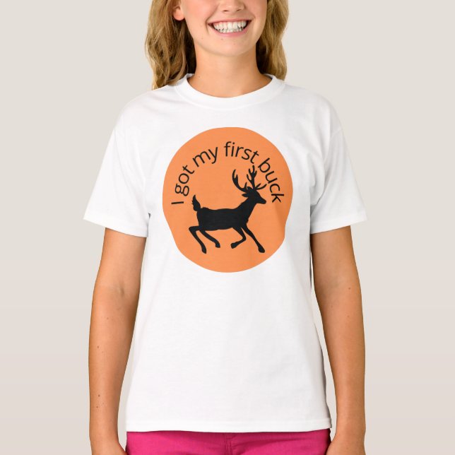 I got my first buck   t shirt (Framsida)