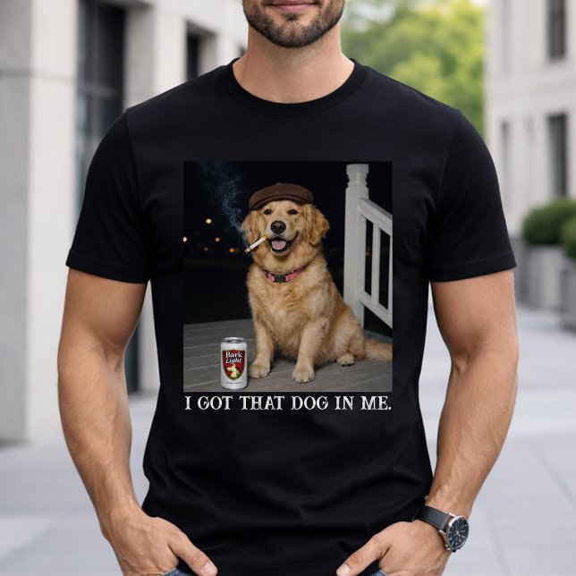 I Got That Dog In Me, Funny Golden Retriever Meme T Shirt (Skapare uppladdad)