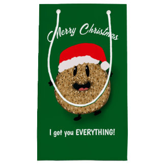 I got you EVERYTHING! bagel Christmas Gift Bag