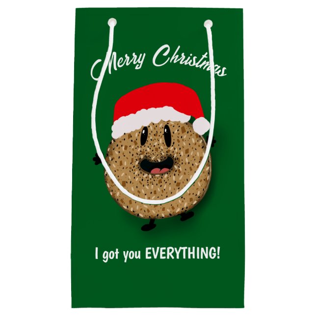 I got you EVERYTHING! bagel Christmas Gift Bag (Framsidan)