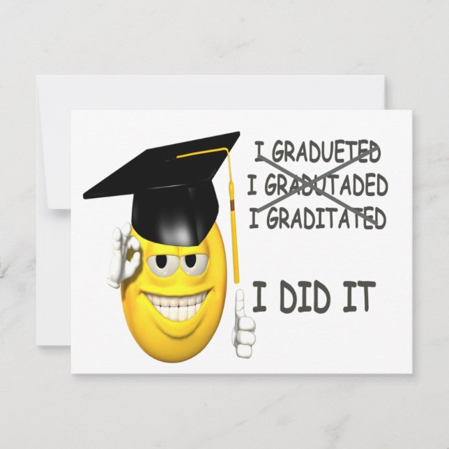 I Graduated Inbjudningar (Framsida)