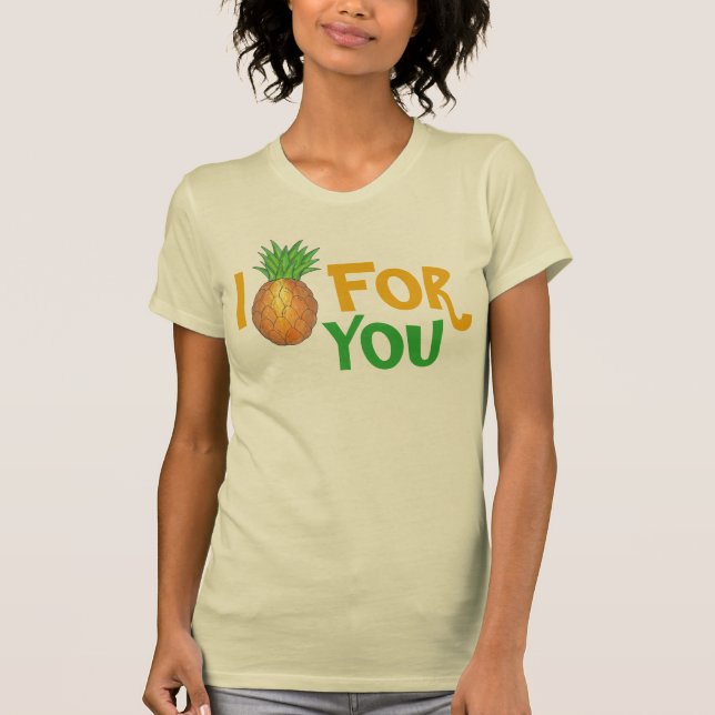 I Gräs för din tropiska ananas ädla foodie Tee (Framsida)