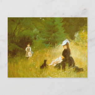 I Grass av Berthe Morisot Vykort