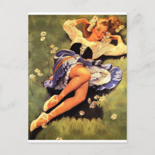I Grassan Pin Up Vykort