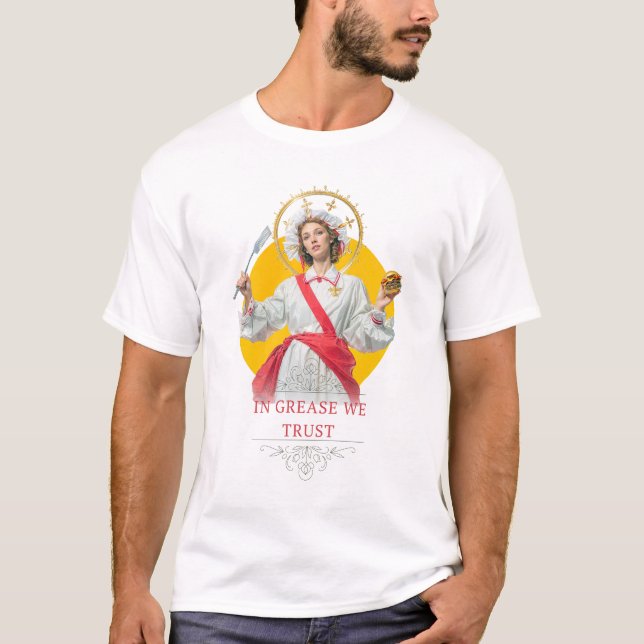 I Grease Vi Tro. Kökshelgonet  T Shirt (Framsida)