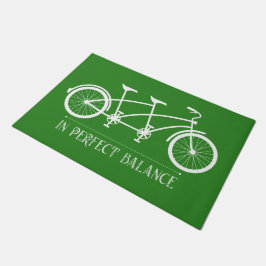 I Grönt av Perfekt Balance Vit Tandem Cykling