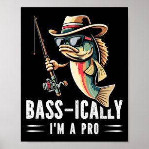 I grunden är jag ett proffs roliga fiskälskare fis poster