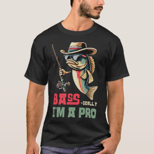 I grunden är jag ett proffs roliga fiskentusiaster t shirt