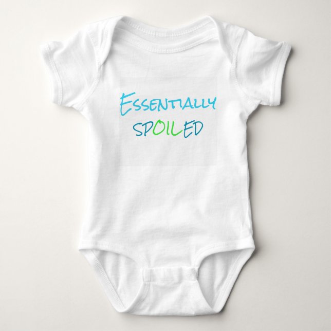 I grunden bortskämda begynnes dräktblått tee (Framsida)