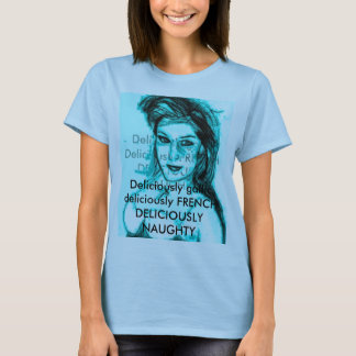 i gud litar på vi 002 bleu, den Delicously Tee Shirt
